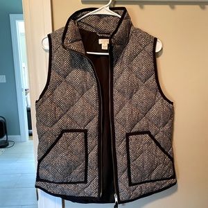 J.Crew checkered vest - size S